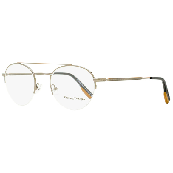 Zegna Semi-Rimless Eyeglasses EZ5131 014 Ruthenium/Black/Vicuna 51mm 5131 - Picture 1 of 2